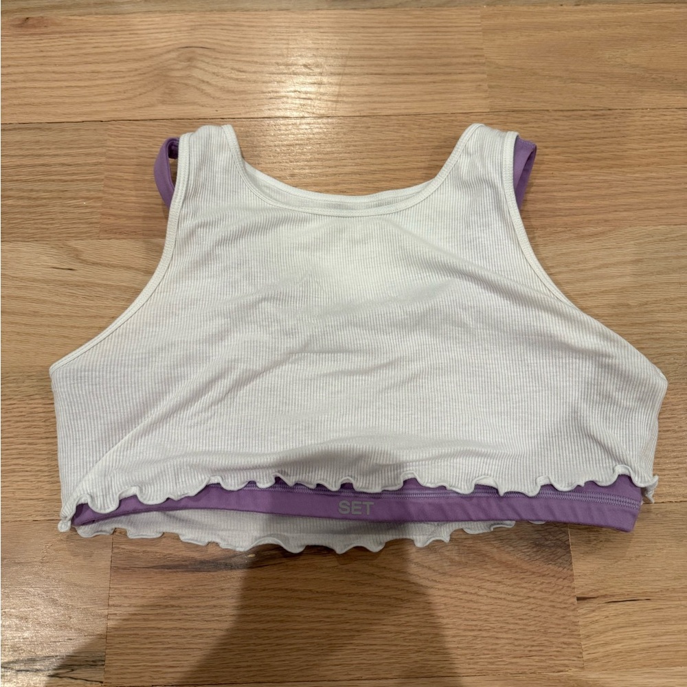 Set Active x Parke Ruffle Sports Bra